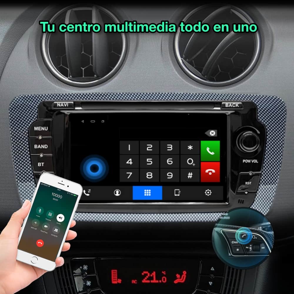 Seat Ibiza 6J 2009-2013 Pantalla 7”