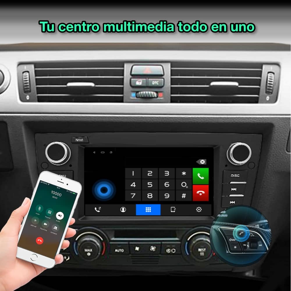 BMW E90 E91 E92 E93 Serie 3 2006 - 2012 pantalla 7" - Mister Radio GPS