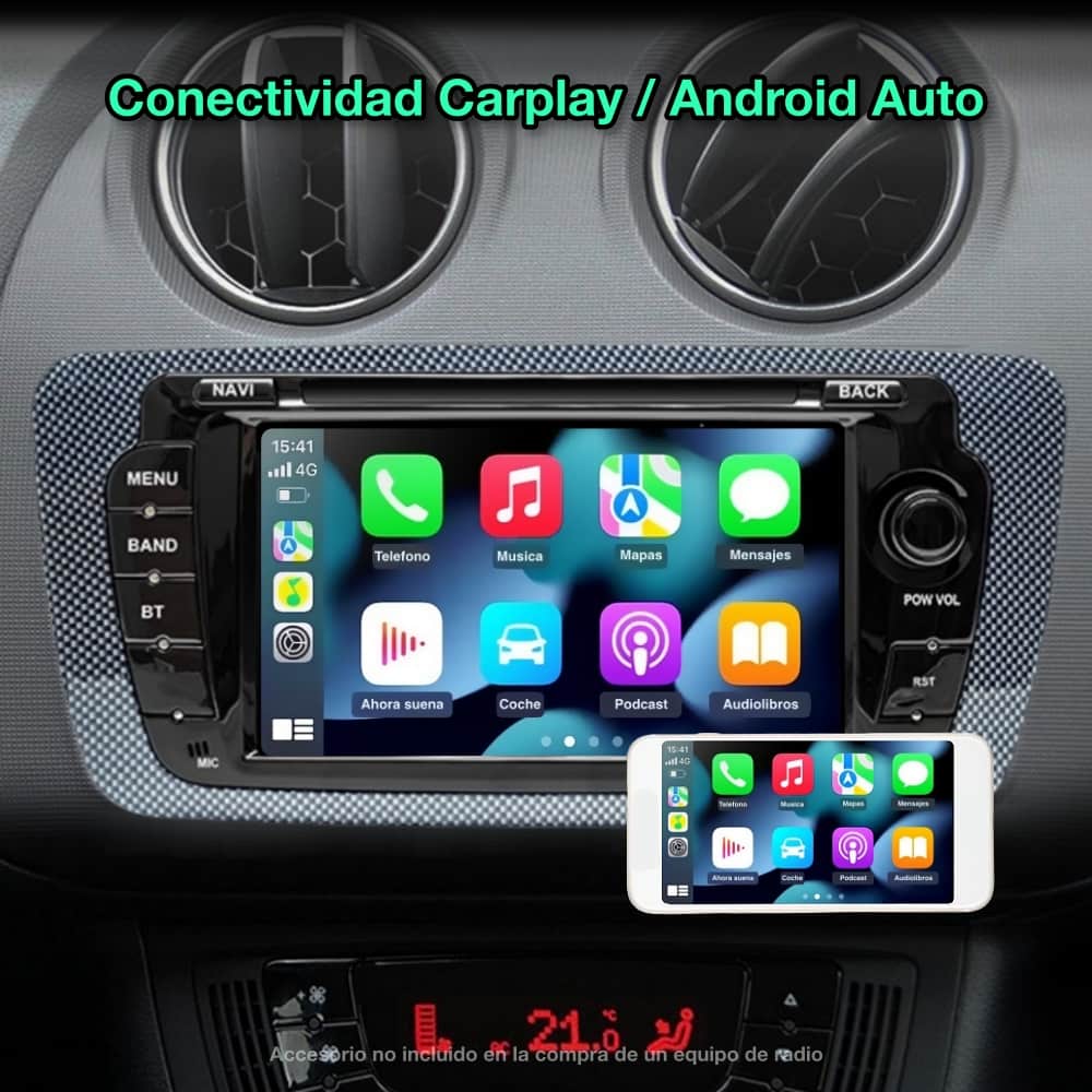 Seat Ibiza 6J 2009-2013 Pantalla 7”