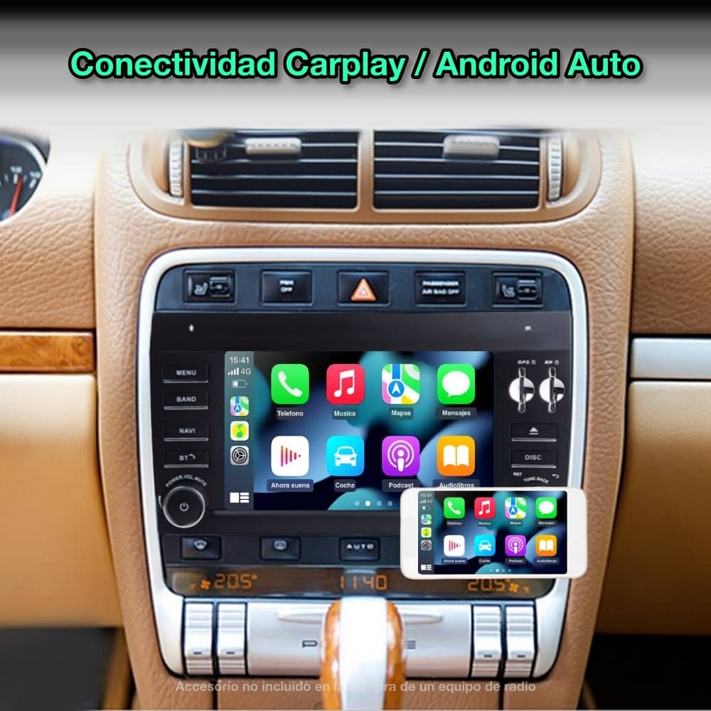 Porsche Cayenne 2002-2010 Pantalla 7"