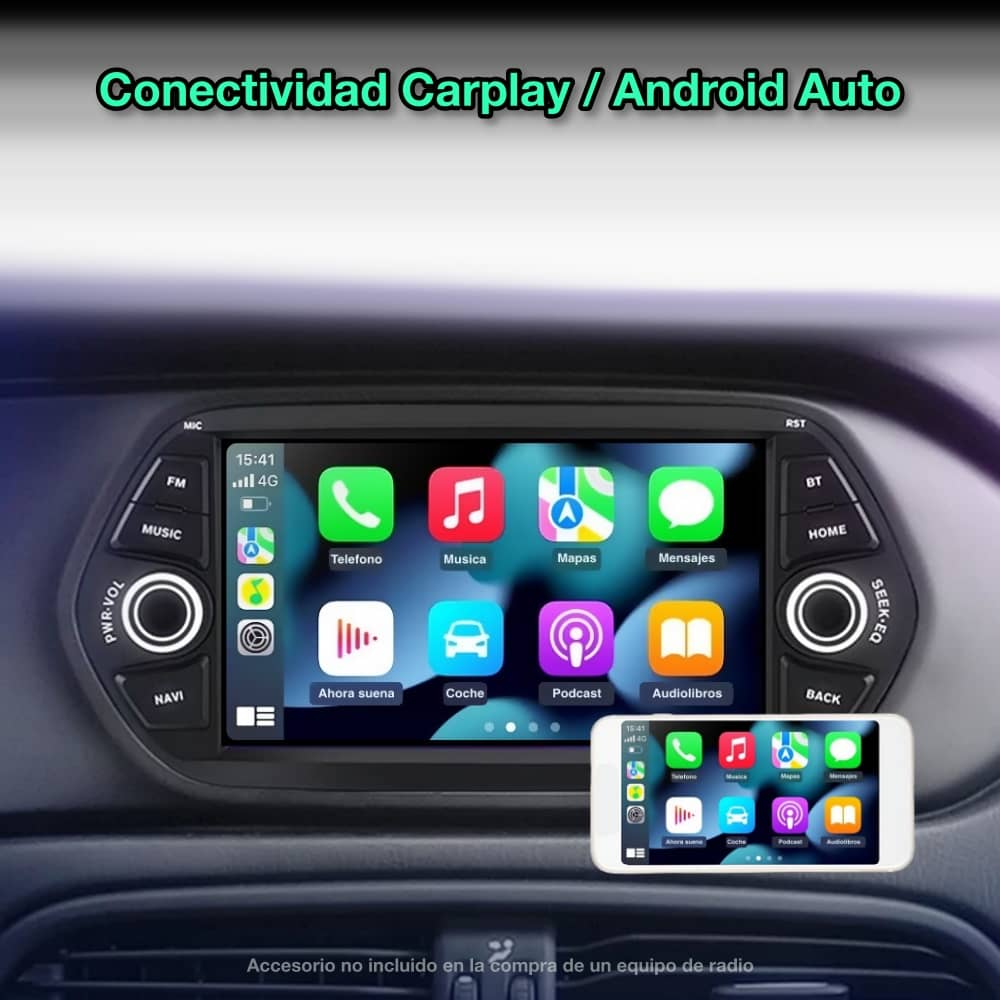 Fiat Tipo 2015 - 2017 pantalla 7” - Mister Radio GPS