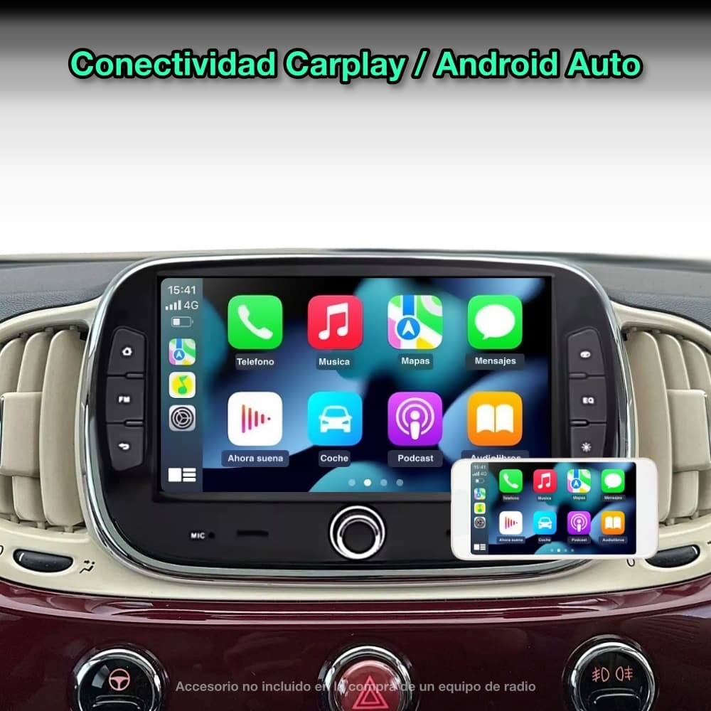 Fiat 500, 2016 - 2019 - Mister Radio GPS