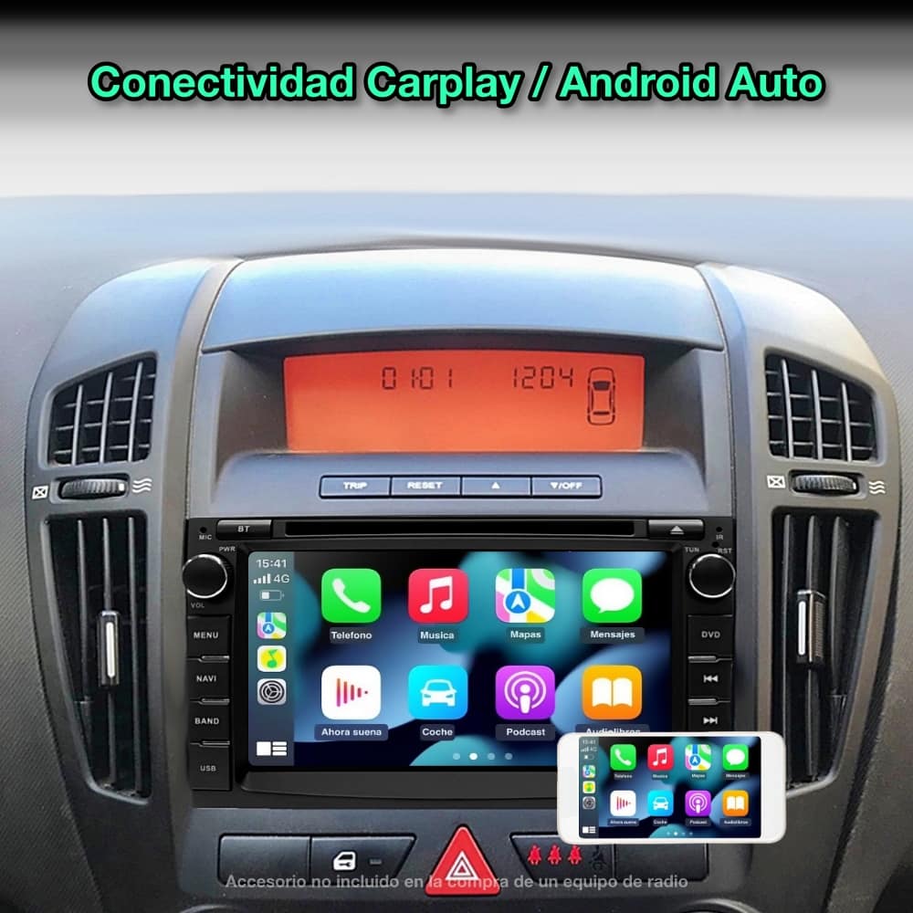 KIA Ceed, Venga 2010-2016 Pantalla 7"