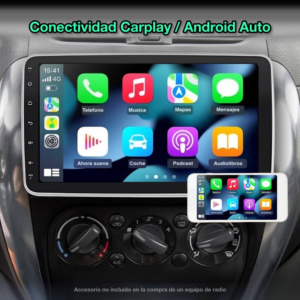 Radio navegador GPS universal  1 DIN, pantalla giratoria 360º