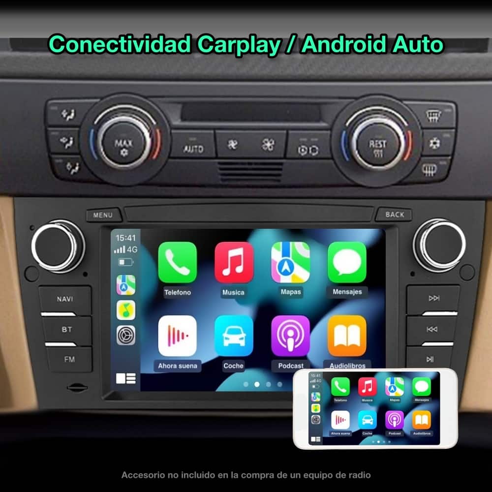 BMW Serie 1, 2004 - 2011 pantalla 7" - Mister Radio GPS