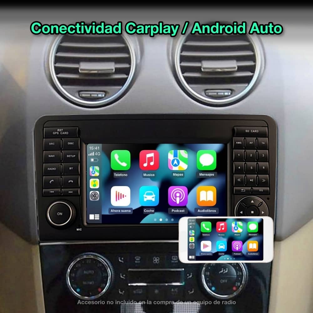 Mercedes Benz GL, ML 2005-2012 Pantalla 7"