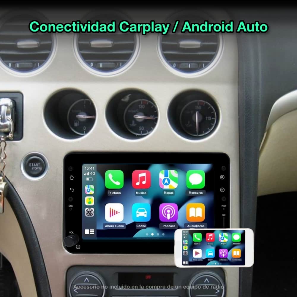 Alfa Romeo Spider, 159, Brera 2006 - 2010 pantalla 7" - Mister Radio GPS