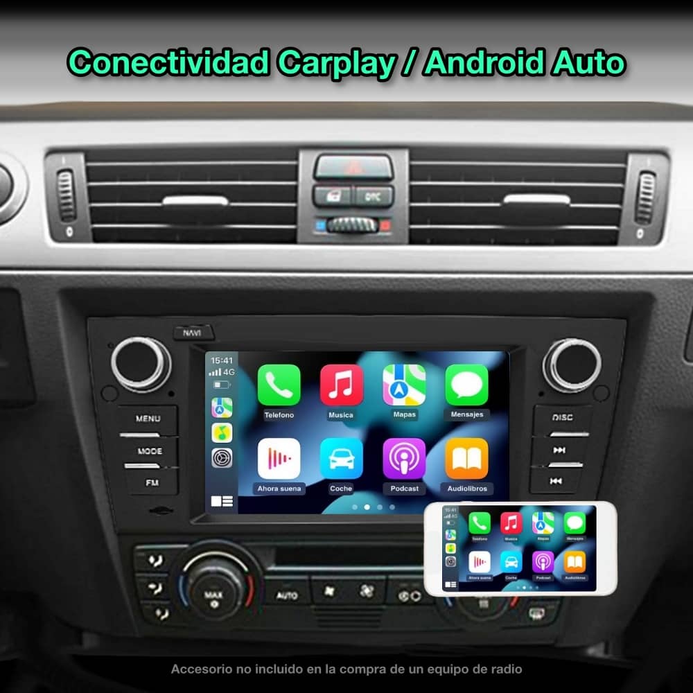 BMW E90 E91 E92 E93 Serie 3 2006 - 2012 pantalla 7" - Mister Radio GPS