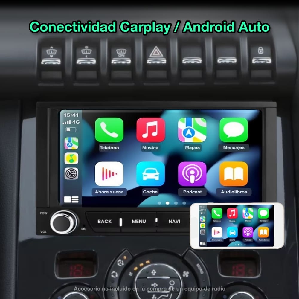 Peugeot 3008, 2009-2015 pantalla 7”