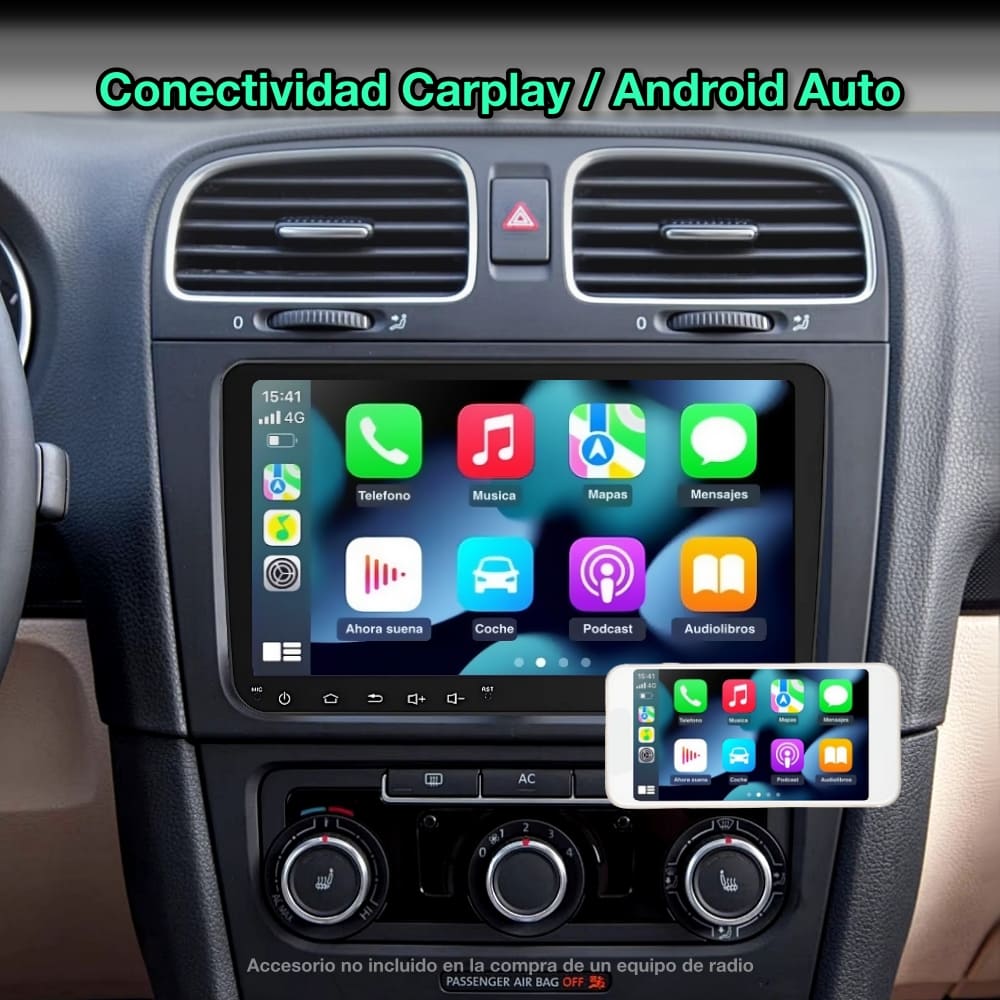 Volkswagen, Seat, Skoda pantalla 9"