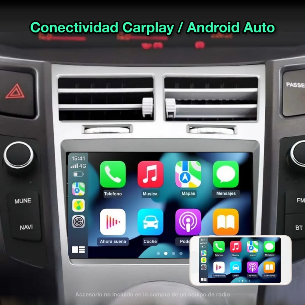 Toyota Yaris 2005-2012 Pantalla 7"