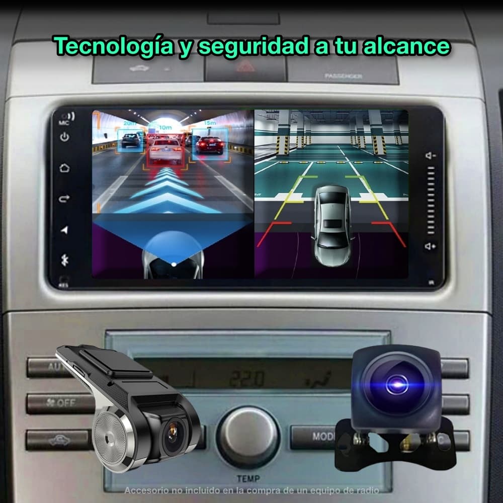 Toyota Corolla, Hilux, RAV4, Vios, Prado pantalla 7 pulgadas