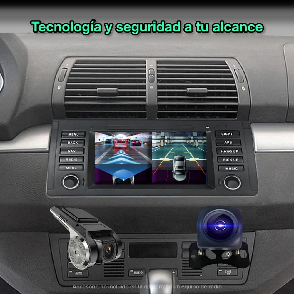 BMW Serie 5 E39, X5 E53 1995 - 2006, 7 Pulgadas - Mister Radio GPS