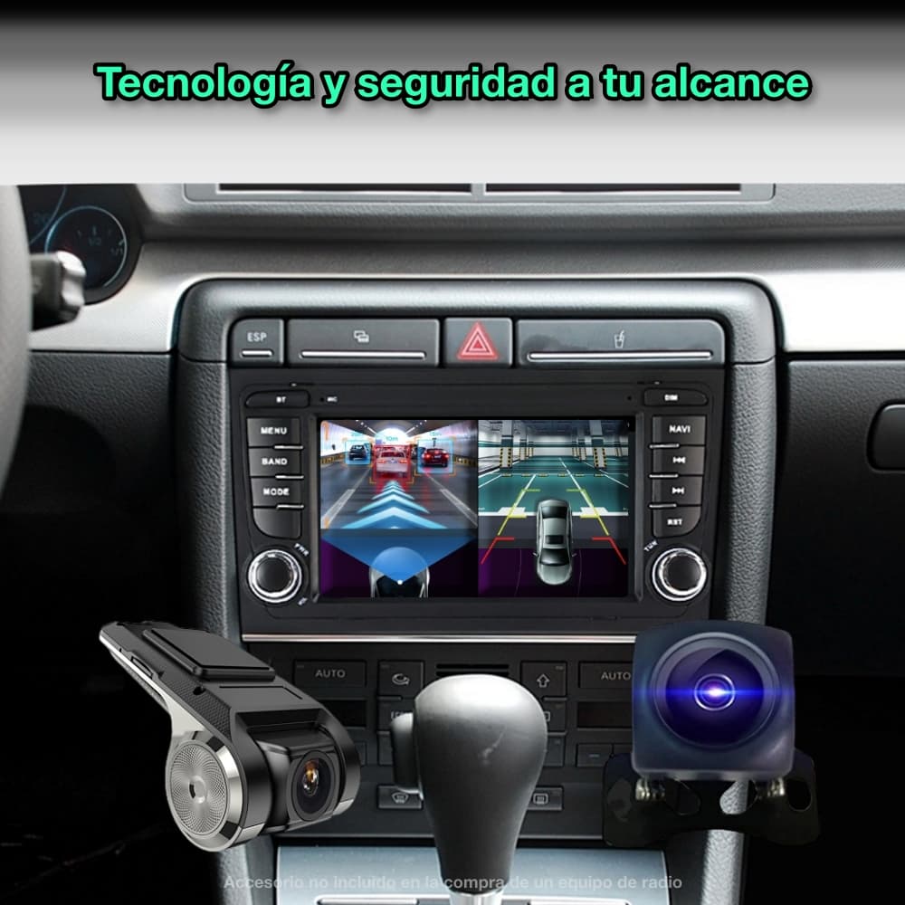 Audi A4, 2000 - 2008 pantalla 7" - Mister Radio GPS