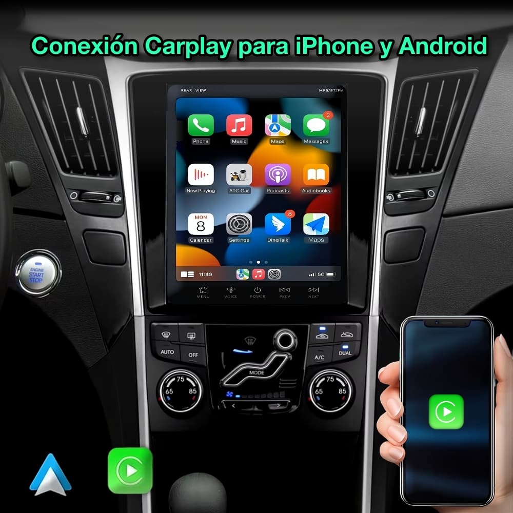 Hyundai Sonata 2006-2012 pantalla 9,7”