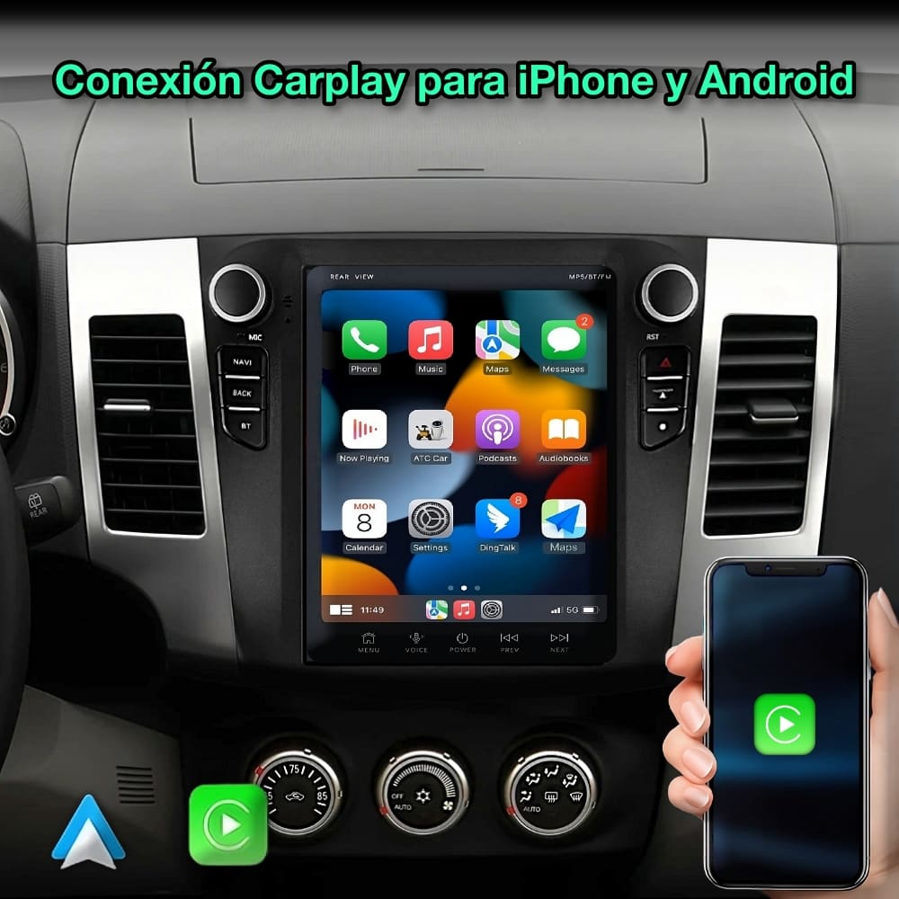 Mitsubishi Outlander 2005-2011 pantalla 9,7"