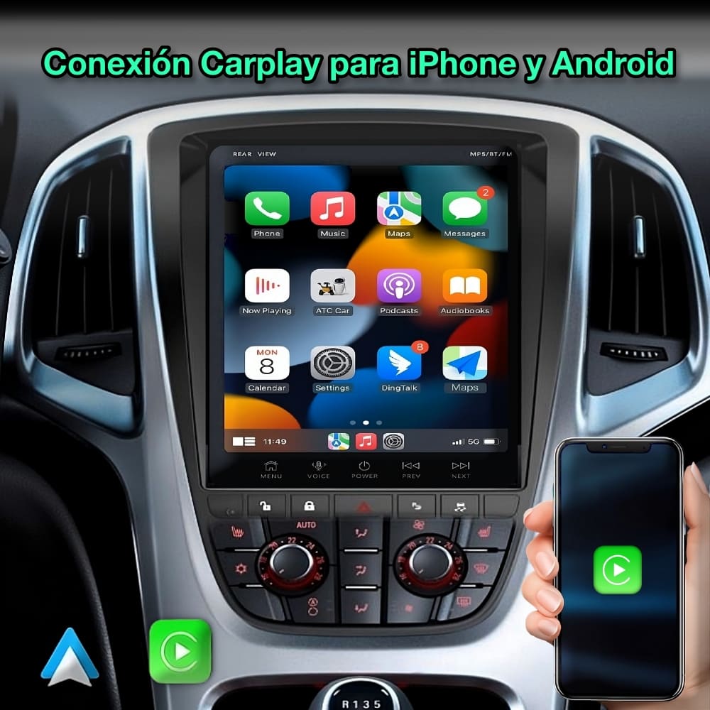 Opel Astra 2009-2013 pantalla 9.7"