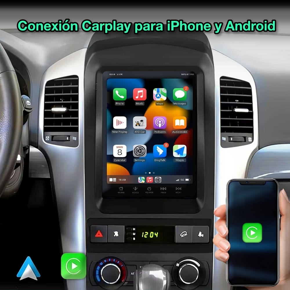 Chevrolet Captiva Sport 2006 - 2012 pantalla 9,7” - Mister Radio GPS