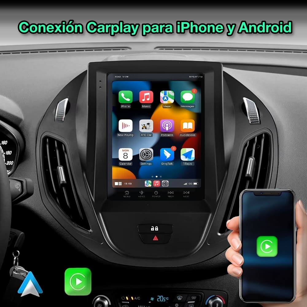 Ford Transit Tourneo 2012-2023 pantalla 9,7”