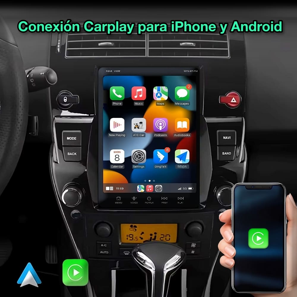 Citroen C4, C-Quatre, C-Triomphe 2004-2012 pantalla 9,7"