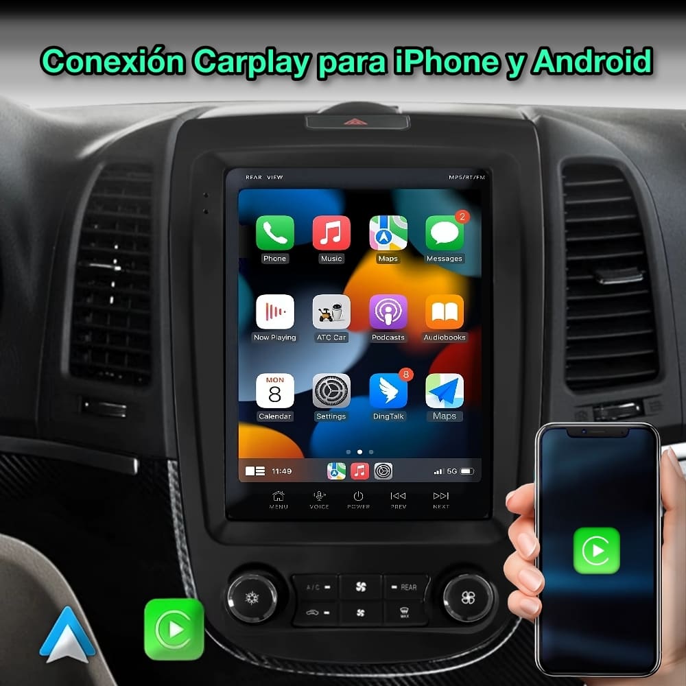 Hyundai Santa Fe 2006-2012 pantalla 9,7”