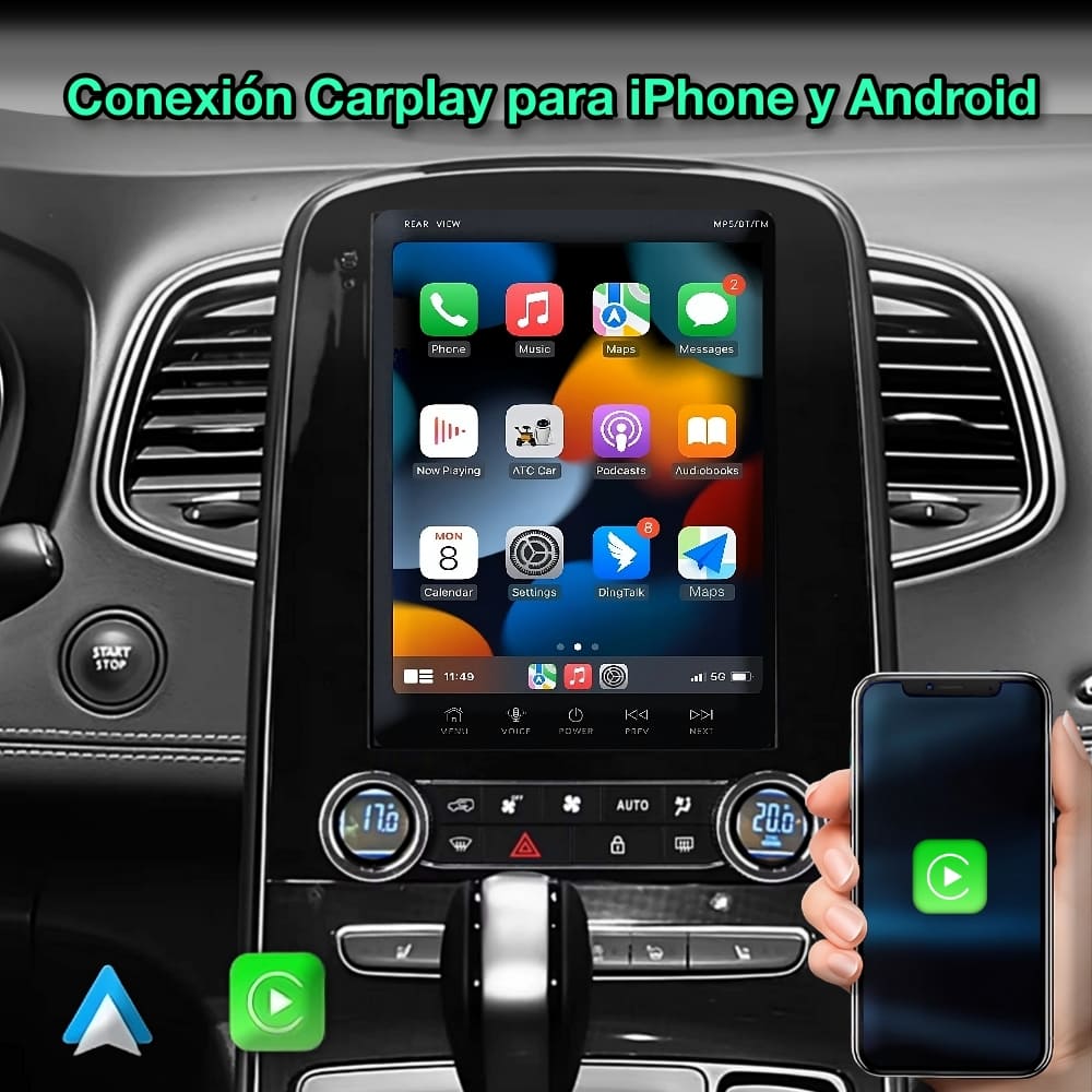 Renault Scenic 2013-2024 pantalla 9,7"