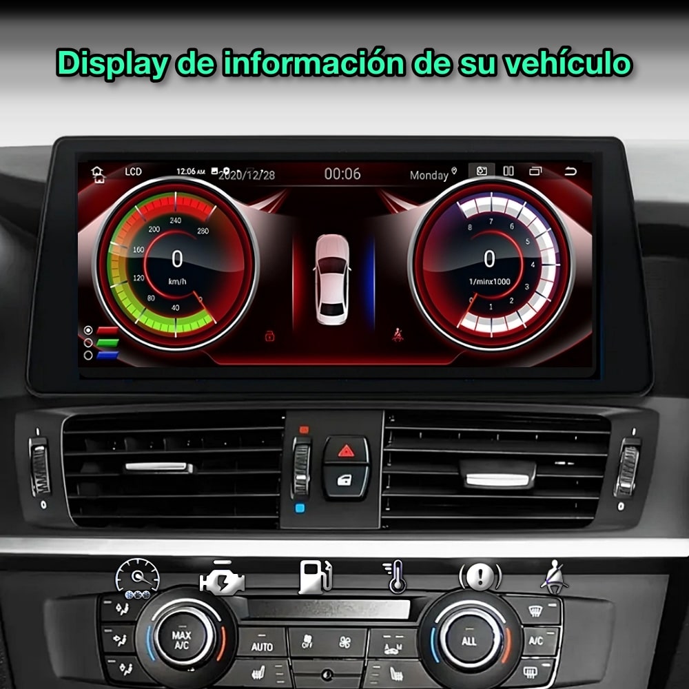 BMW X3 F25, X4 F26 2010-2017 pantalla 10,33”