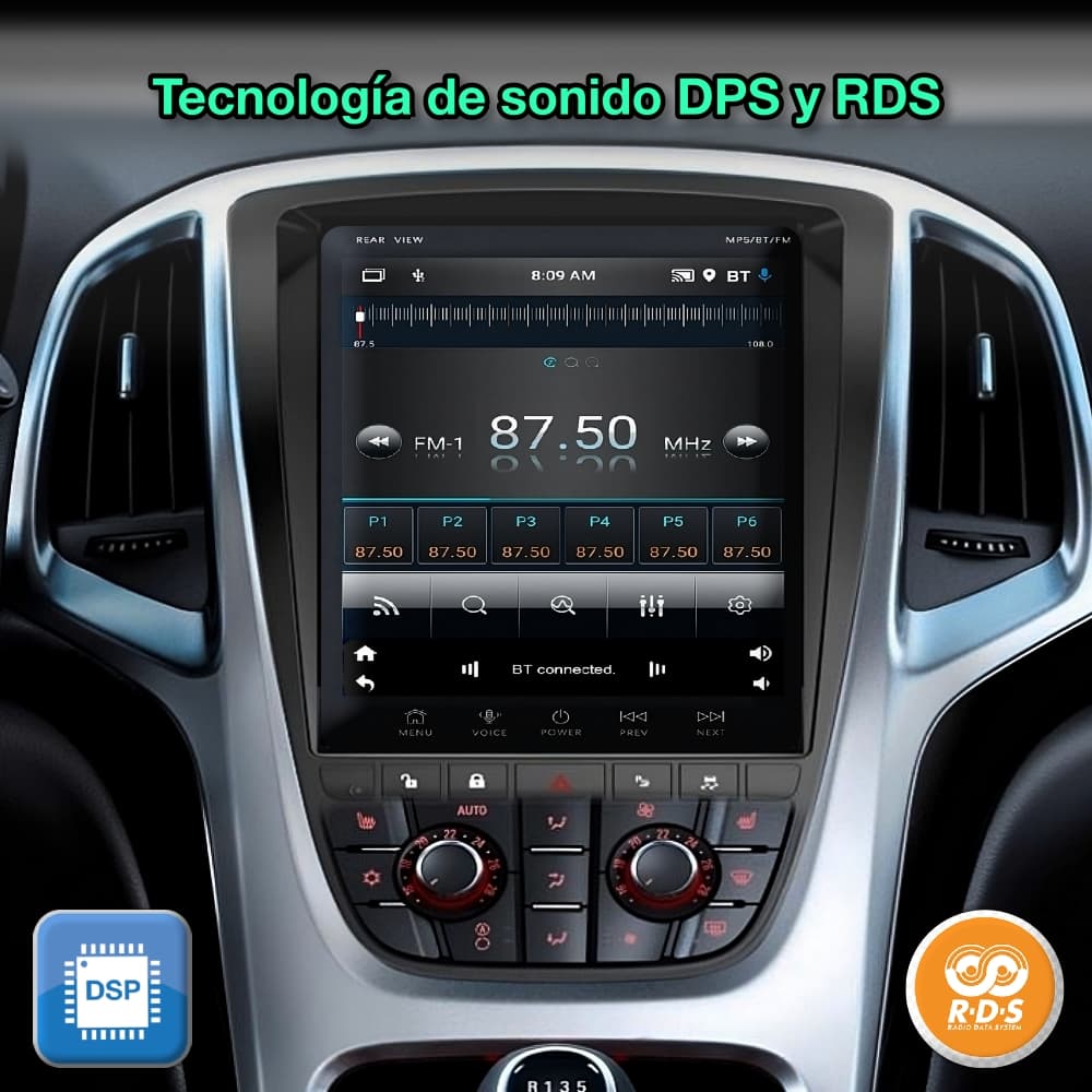 Opel Astra 2009-2013 pantalla 9.7"