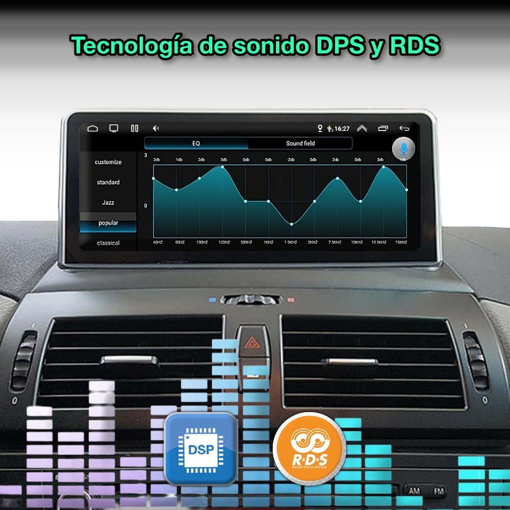 BMW X3 E83, 2004 - 2012 pantalla 10.25” - Mister Radio GPS