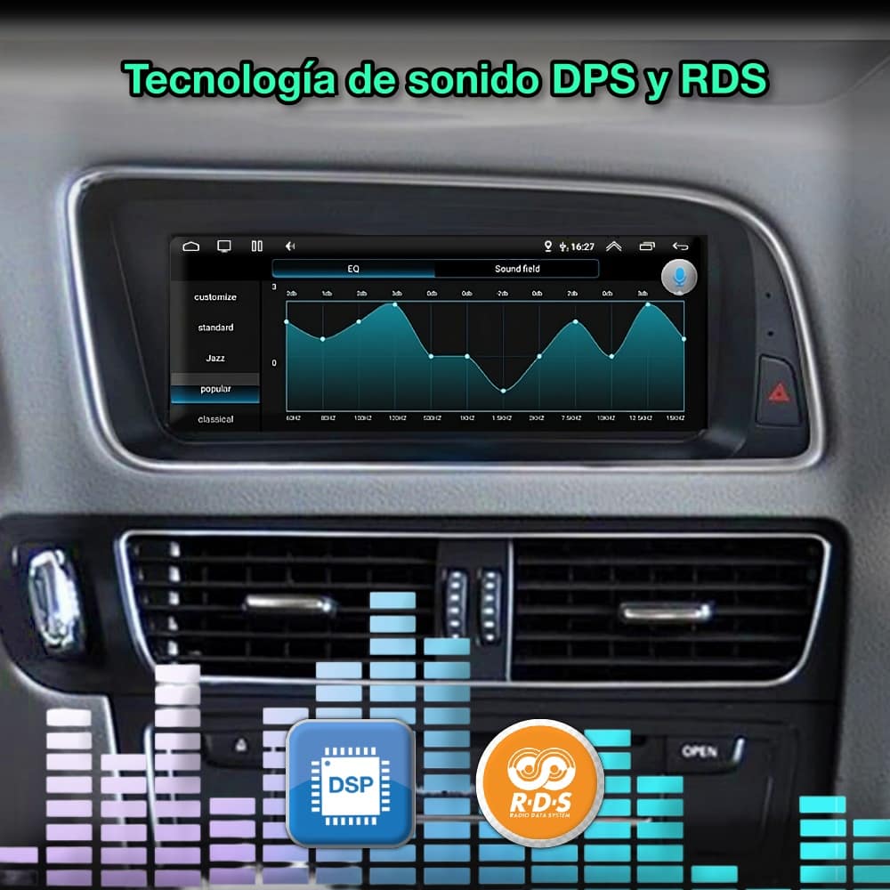 Audi Q5 2009 - 2016 pantalla 8.8" - Mister Radio GPS