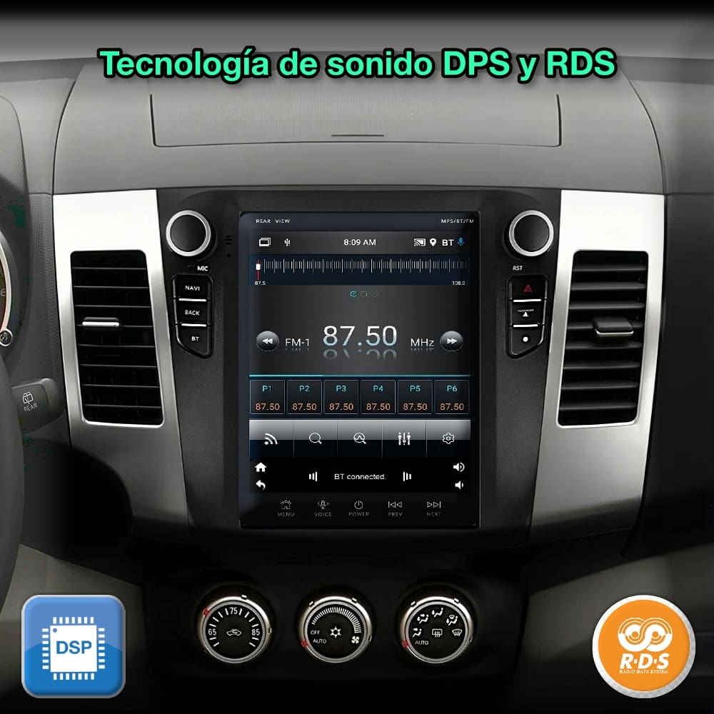 Mitsubishi Outlander 2005-2011 pantalla 9,7"