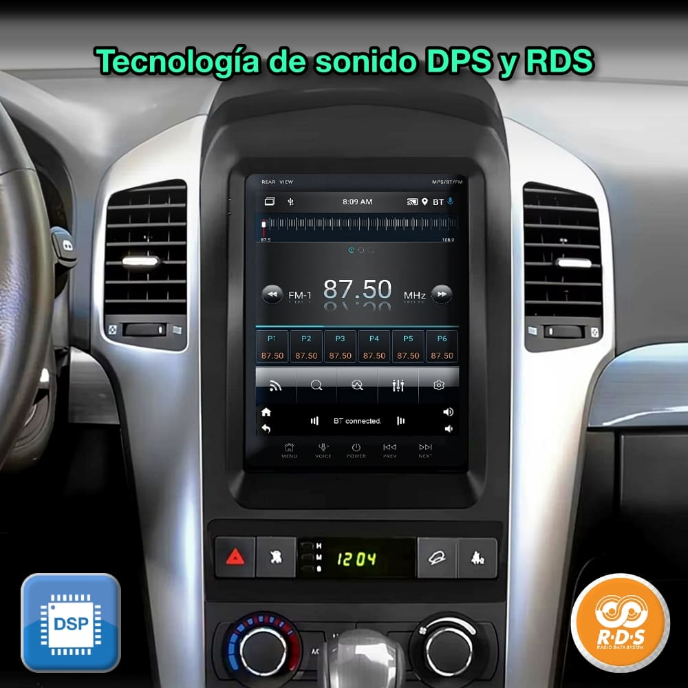 Chevrolet Captiva Sport 2006 - 2012 pantalla 9,7” - Mister Radio GPS