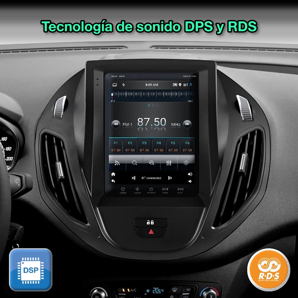 Ford Transit Tourneo 2012-2023 pantalla 9,7”