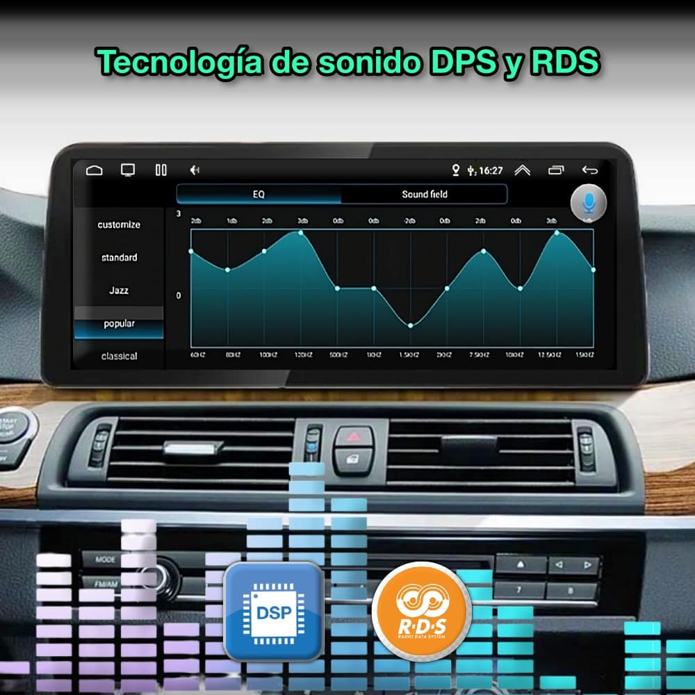 BMW X5 E70, X6 E71, 2007 - 2014 pantalla de 12,3” - Mister Radio GPS