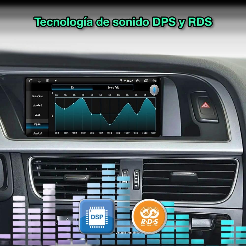 Audi A5 2009 - 2016 pantalla 8.8” - Mister Radio GPS