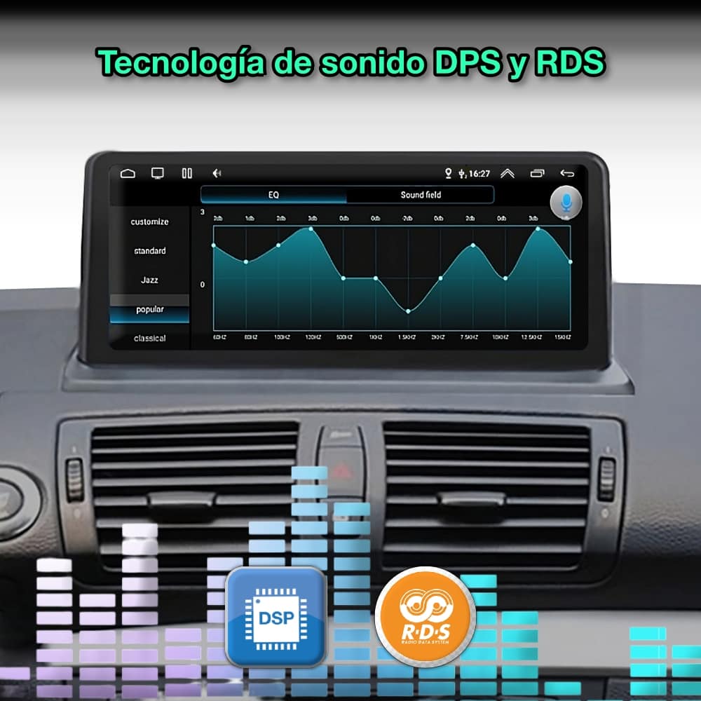 BMW Serie 1, 2006 - 2012 pantalla de 10.25” - Mister Radio GPS