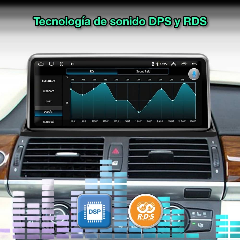 BMW X5 E70, X6 E71, 2007 - 2014 pantalla de 10.25” - Mister Radio GPS
