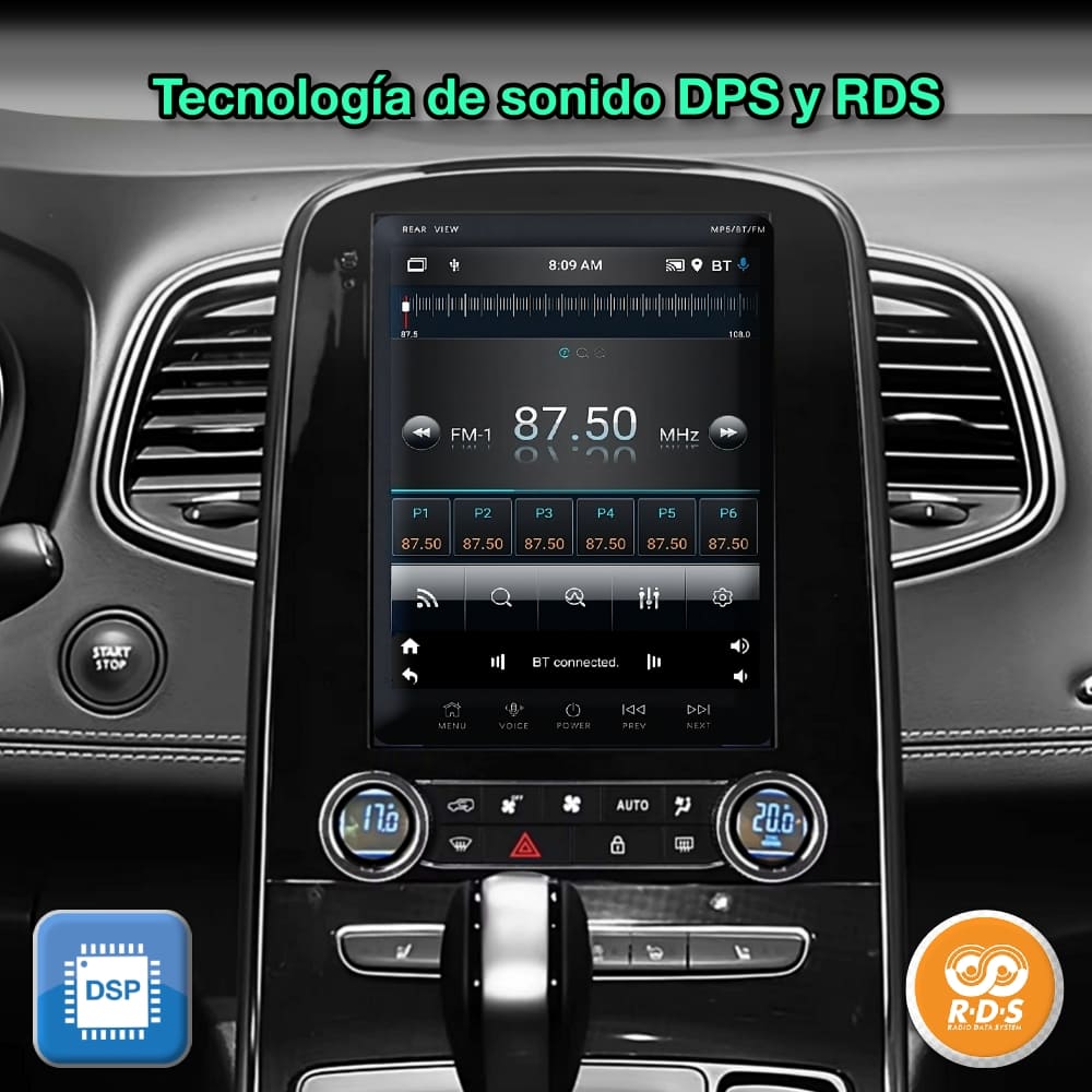Renault Scenic 2013-2024 pantalla 9,7"