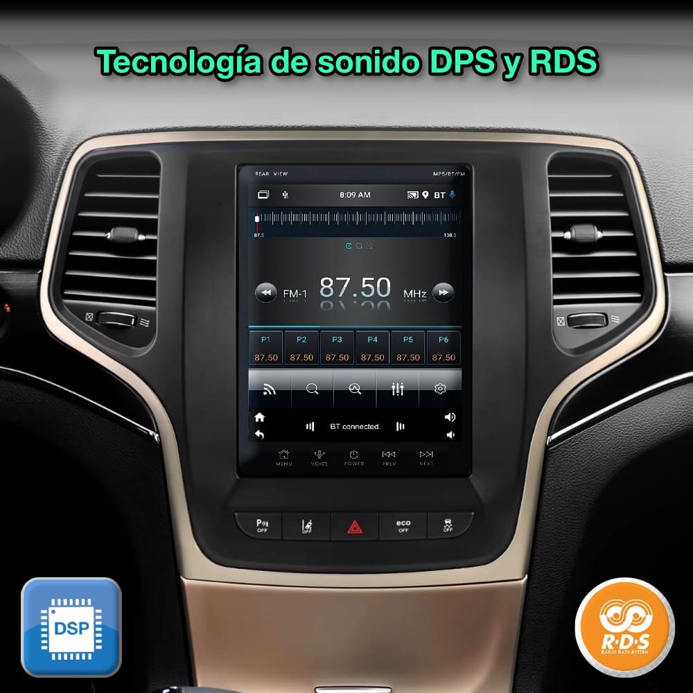 Jeep Grand Cherokee 2014-2022 pantalla 9,7"