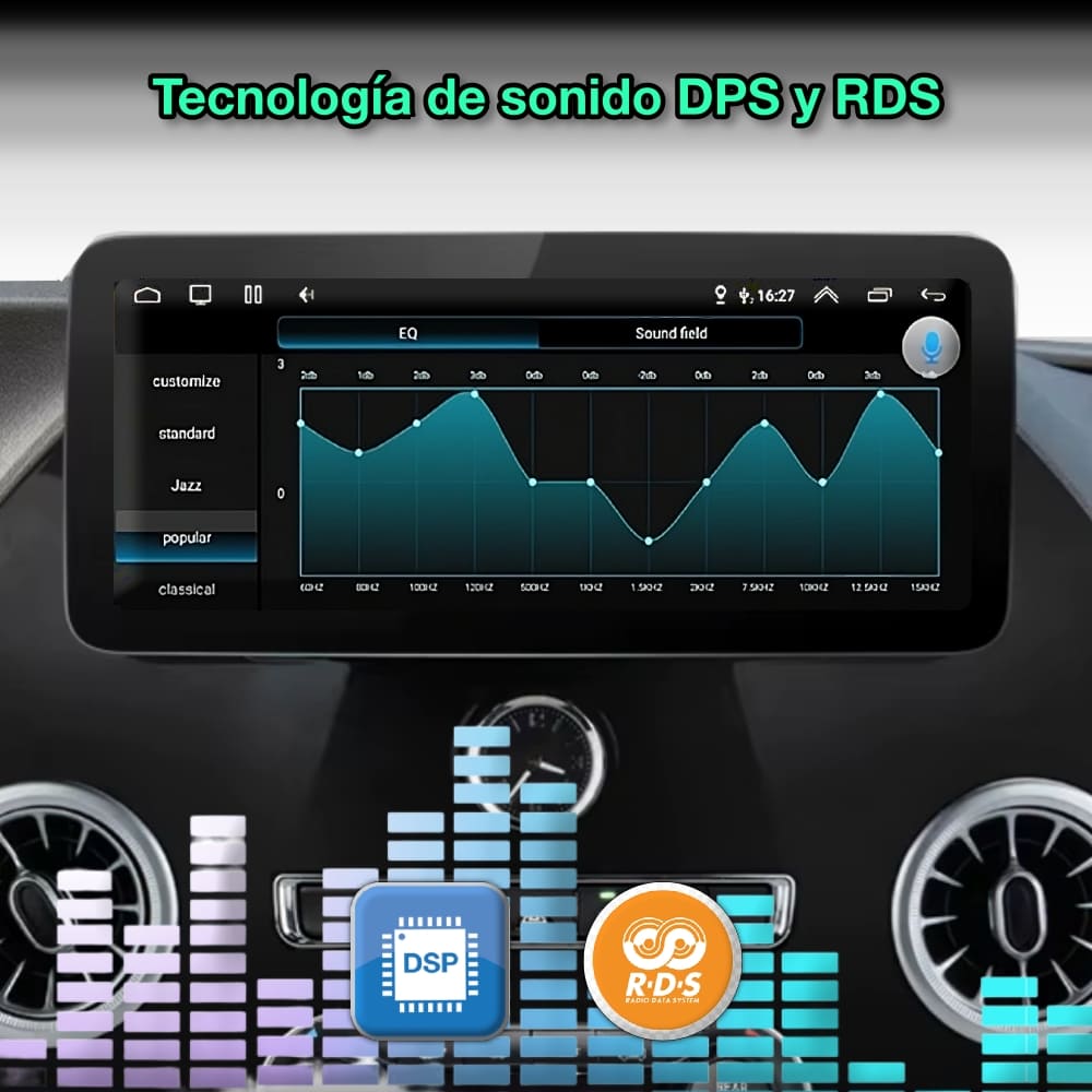 Mercedes Benz Vito W447, 2014-2022 pantalla 12,3"