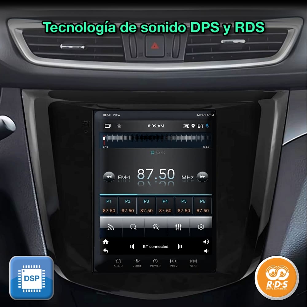 Nissan Qashqai X-Trail 2013-2017 pantalla 9,7”