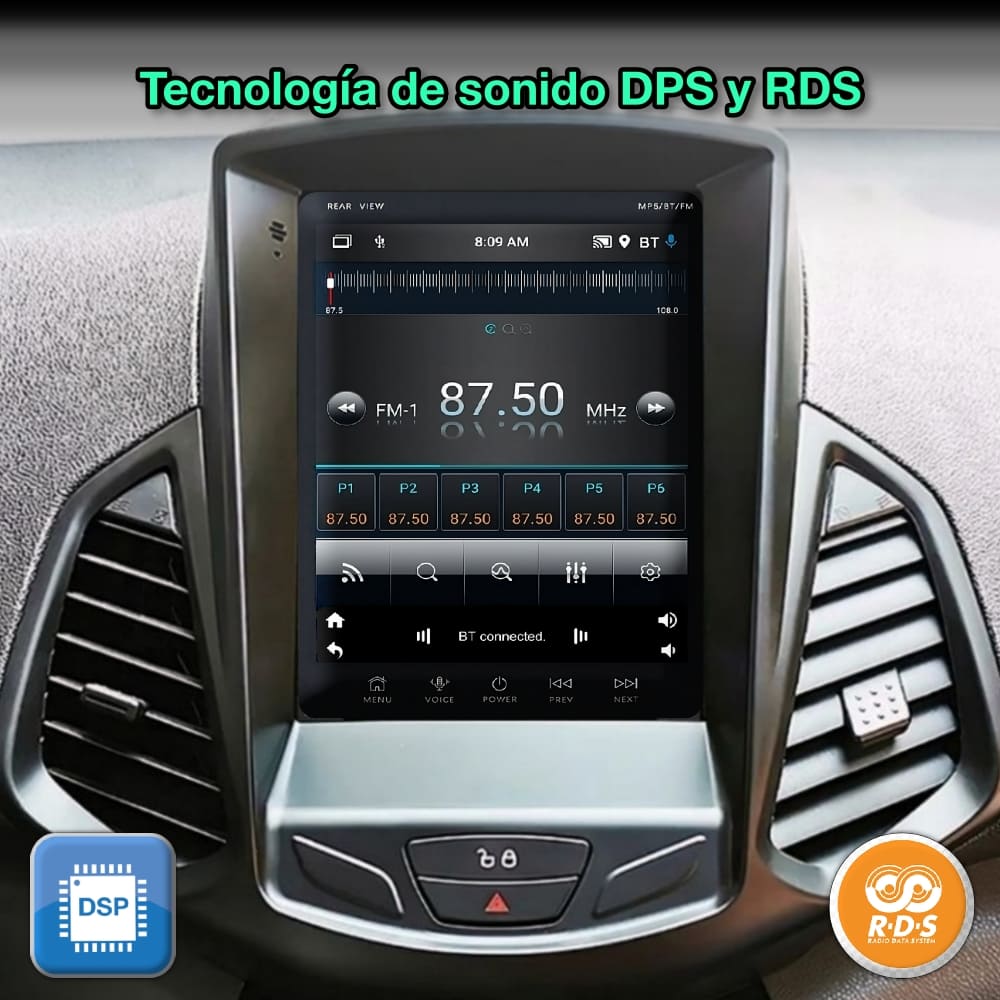 Ford Ecosport 2013-2017 pantalla 9,7”