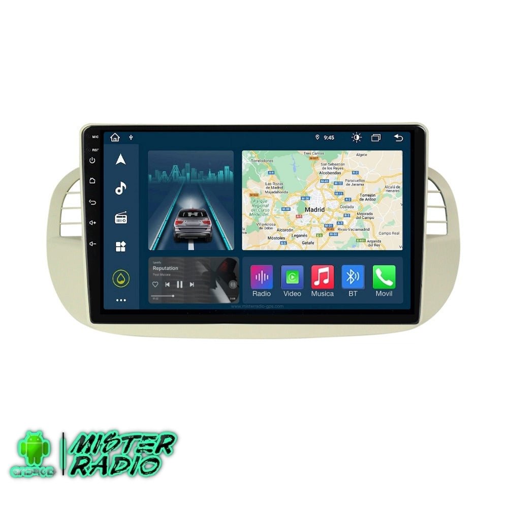 FIAT 500, 2007 - 2015 - Mister Radio GPS