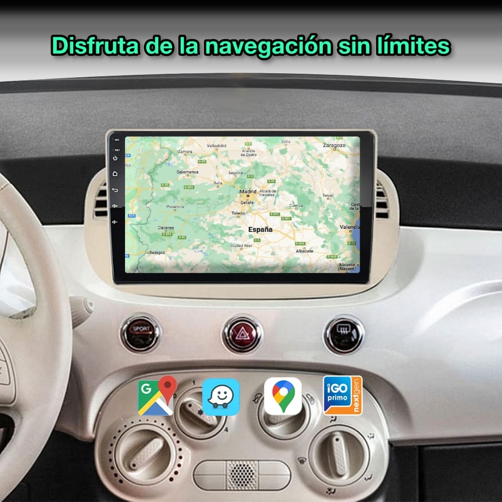 FIAT 500, 2007 - 2015 - Mister Radio GPS