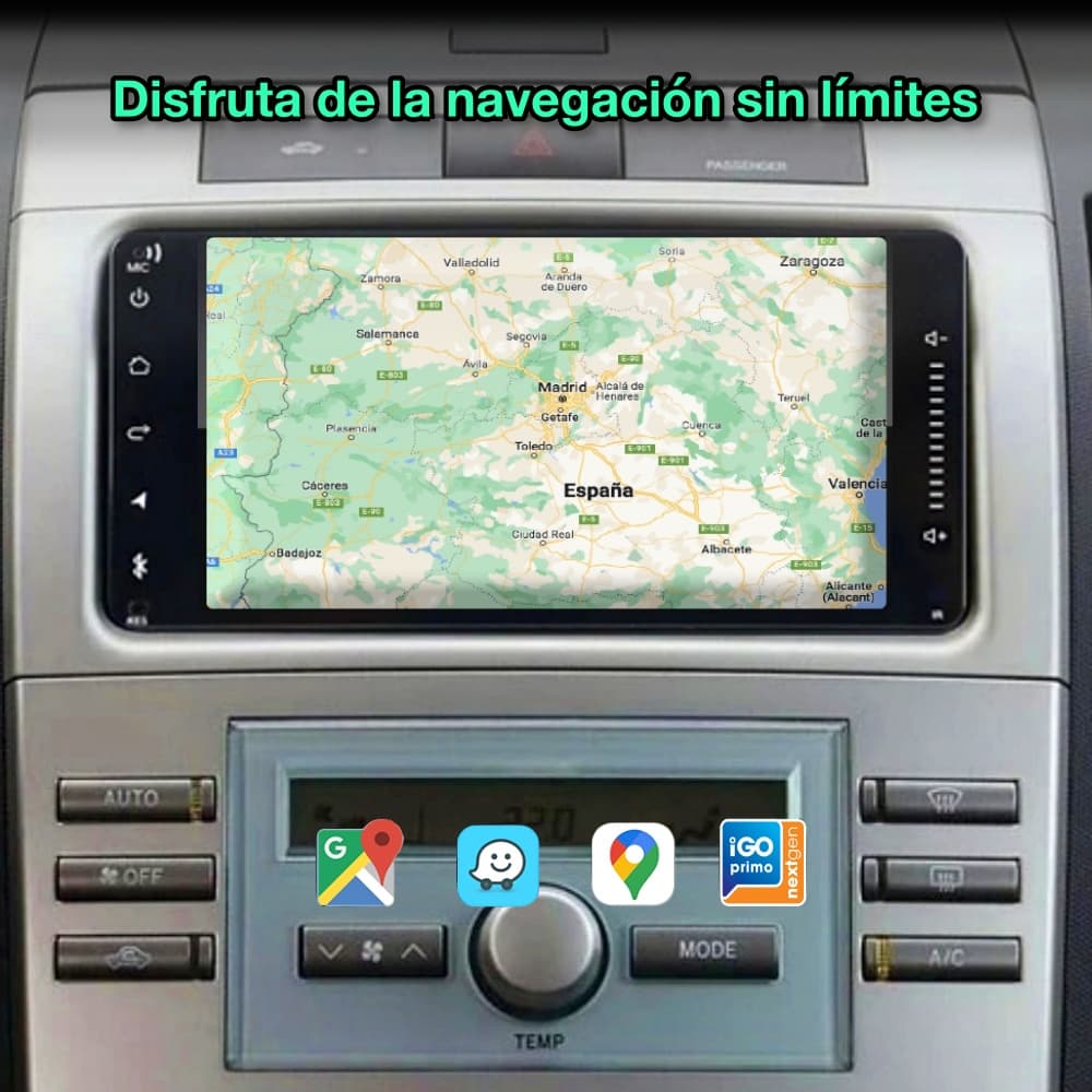 Toyota Corolla, Hilux, RAV4, Vios, Prado pantalla 7 pulgadas