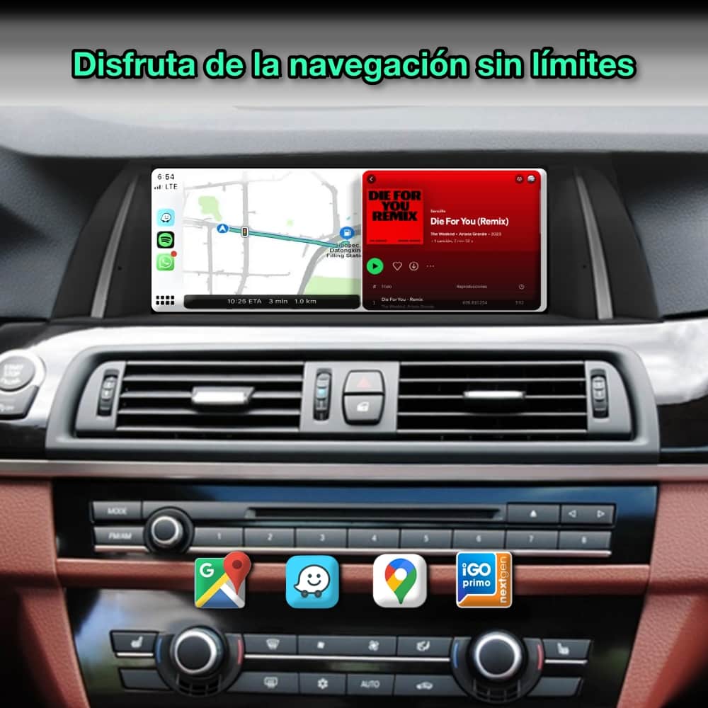 BMW Serie 5, F10, F11, 2011 - 2016 pantalla 10.25” - Mister Radio GPS