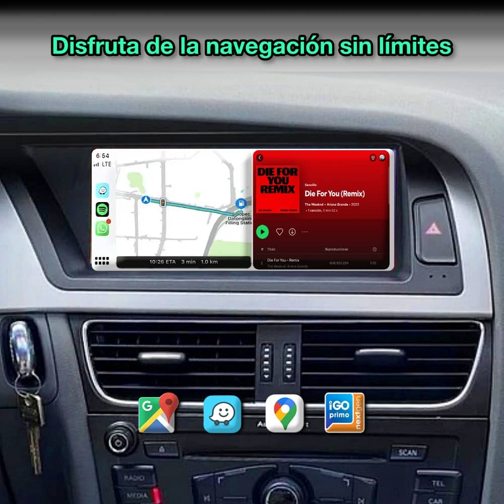 Audi A4 2009 - 2016 pantalla 8,8” - Mister Radio GPS