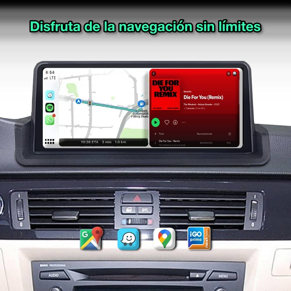 BMW Serie 3 E90, E91, E92, E93, E94, 2005 - 2012 pantalla 10.25” - Mister Radio GPS