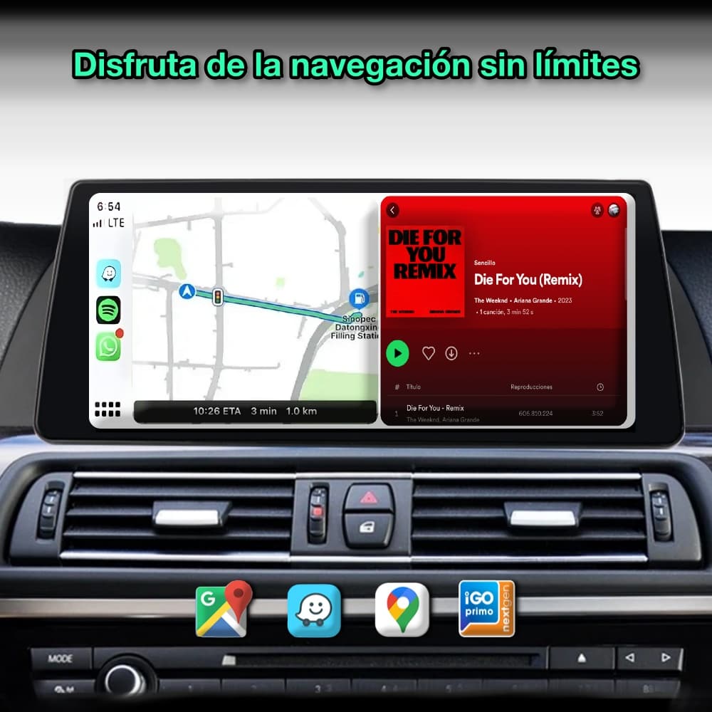 BMW Serie 5, F10, F11, 2011 - 2016 pantalla 10,33” - Mister Radio GPS