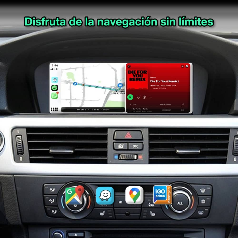 BMW Serie 5, 2005 - 2010 pantalla de 10.25” - Mister Radio GPS